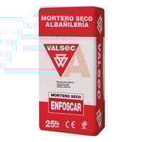 MORTERO ENFOSCAR RASEO VALSEC 25 KG GRIS - 1