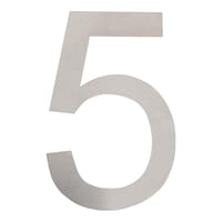 SEÑAL NÚMERO ACERO INOXIDABLE 1UD - 1