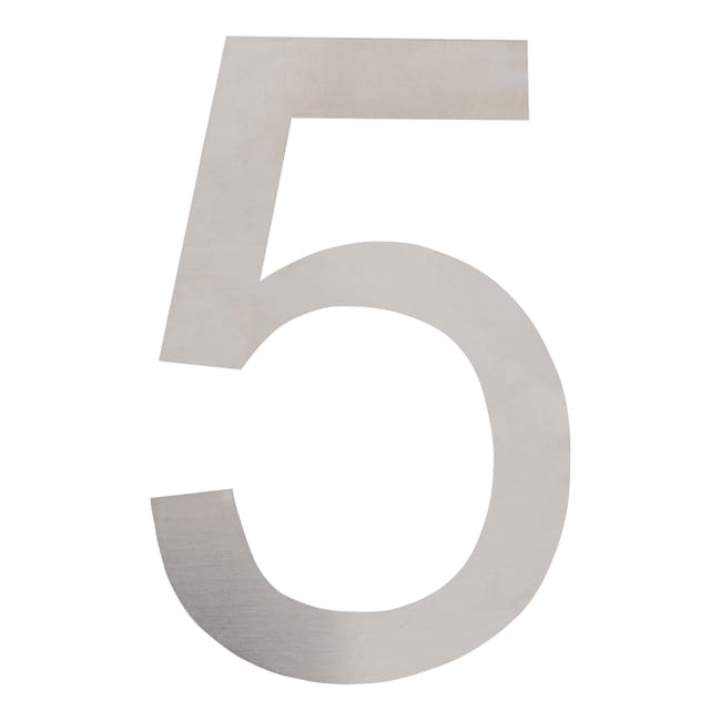 SEÑAL NÚMERO ACERO INOXIDABLE 1UD - 1