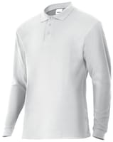 POLO MANGA LARGA BLANCO TALLA M VELILLA 105503 - 1