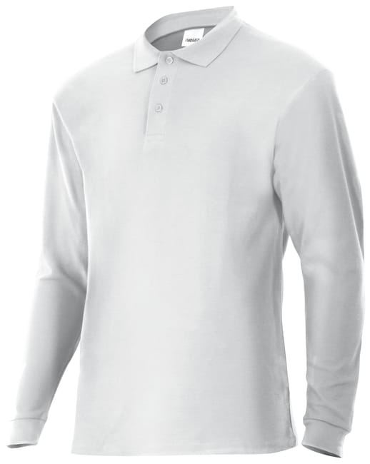 POLO MANGA LARGA BLANCO TALLA M VELILLA 105503 - 1