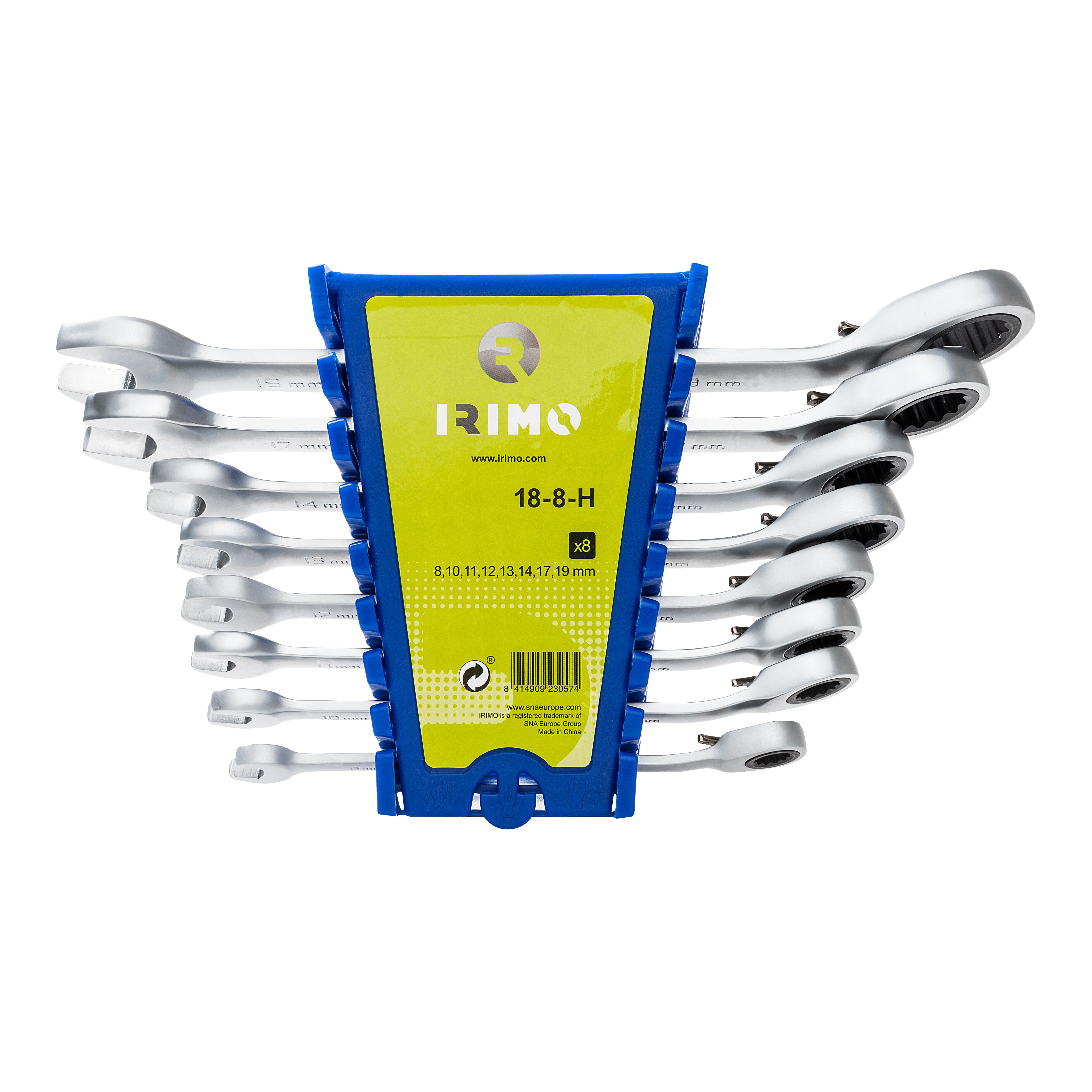 CONJUNTO CHAVES COMBINADAS 8-19mm 8un IRIMO - 6