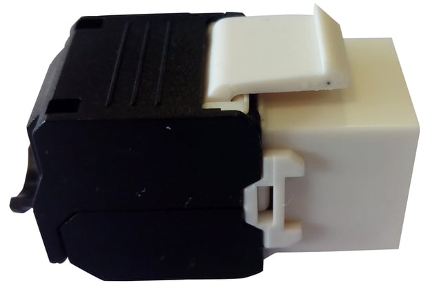 CONECTOR RJ45 HEMBRA CATEGORIA 6 UTP BLANCO