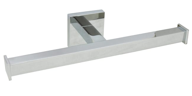 PORTARROLLOS DOBLE SQUADRA LATON CROMADO - 1