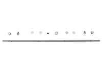 RAIL PARA PUERTA CORREDERA DE CRISTAL - 1