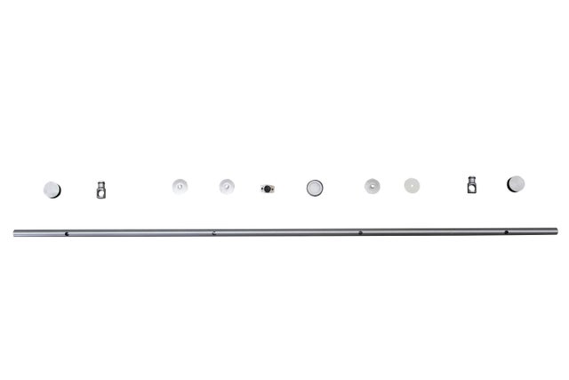 RAIL PARA PUERTA CORREDERA DE CRISTAL