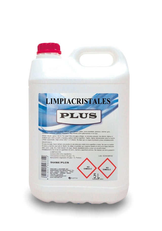 LIMPIACRISTALES PROFESIONAL 5L