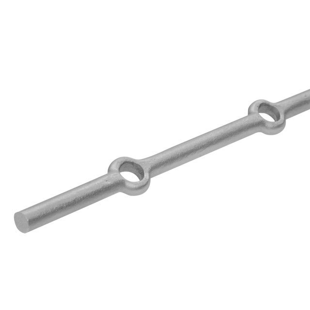 BARRA DE HIERRO FORJADO PERFORADA REDONDO 16MM 2M