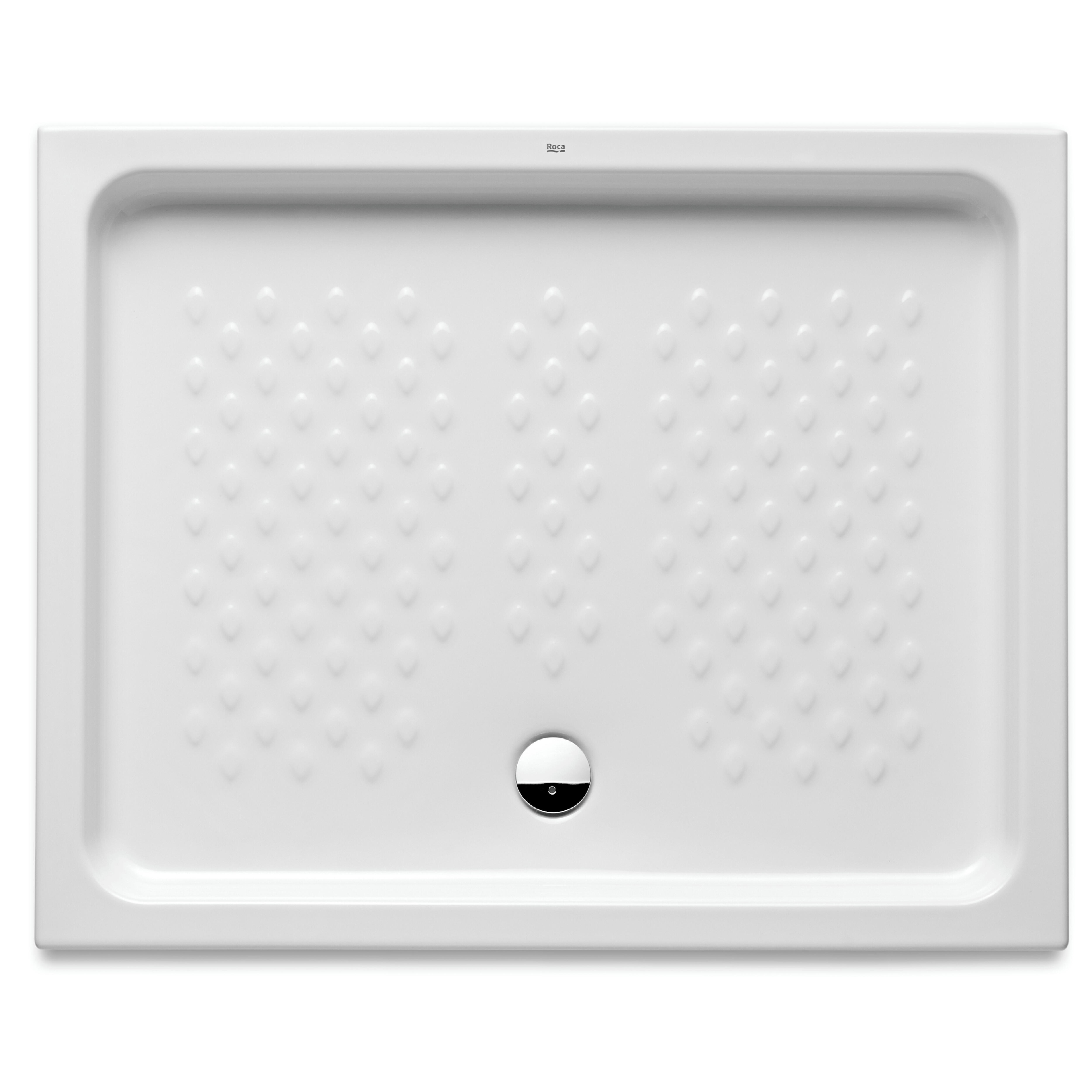 PLATO DE DUCHA CERAMICO RECTANGULAR  ROCA BLANCO 70X120CM - 2