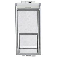 TOMA RED RJ45 ESTRECHO SERIE LIVING ALUMINIO - 1