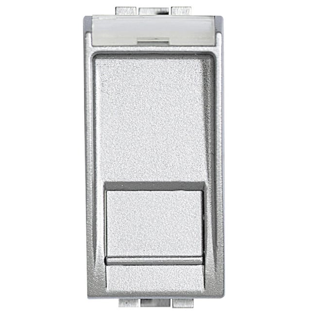 TOMA RED RJ45 ESTRECHO SERIE LIVING ALUMINIO