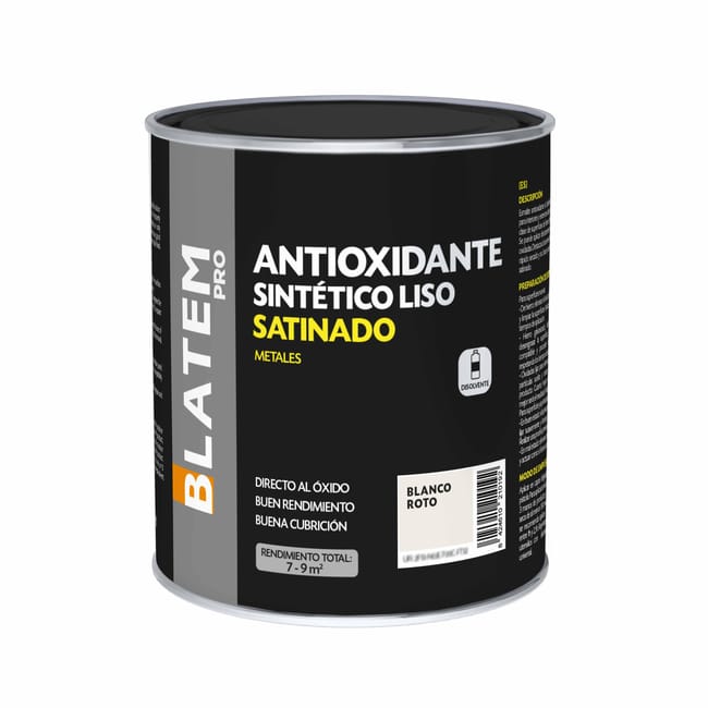 ESMALTE SINTETICO ANTIOXIDANTE SATINADO 750ML BLANCO ROTO - 1