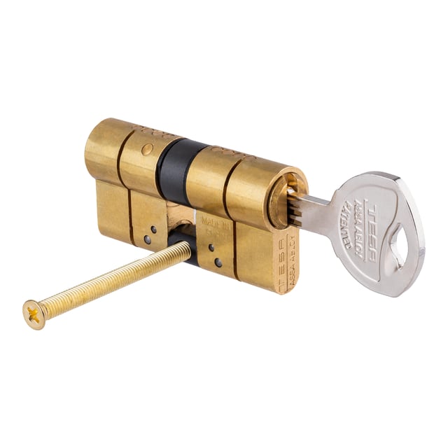 CILINDRO SEGURIDAD ANTIROTURA Y ANTIBUMPING 30 X 40 MM. LATON T70 TESA