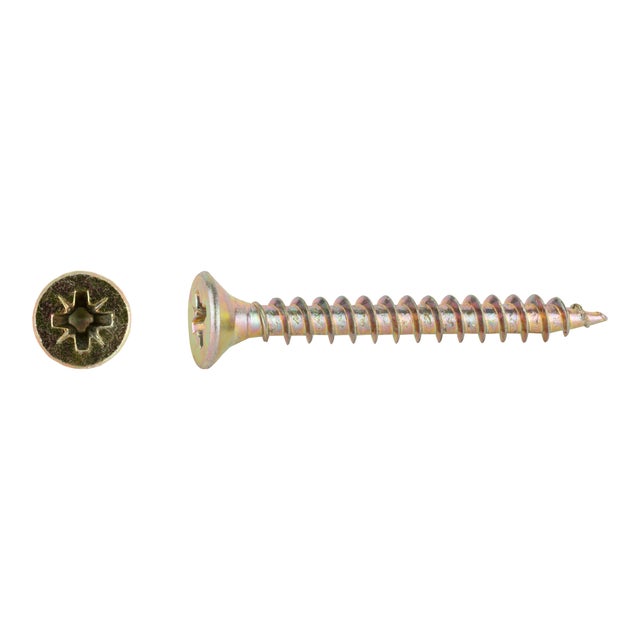 TORNILLOS TIRAFONDO PARA MADERA BICROMATADOS 4,5X40MM. 200UDS