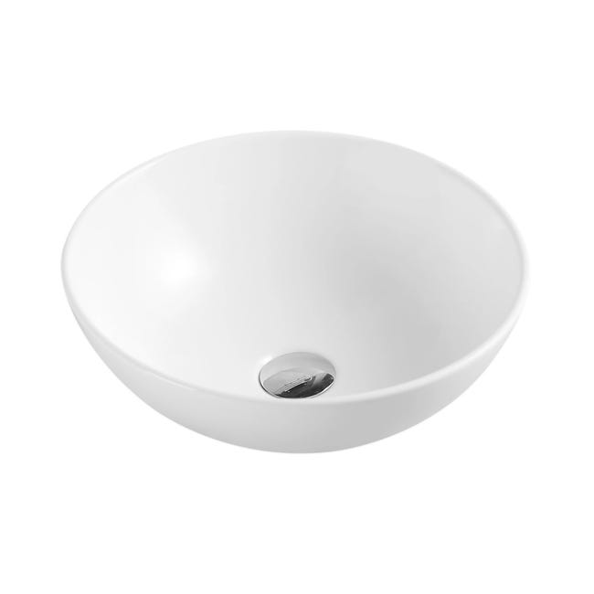 LAVABO SOBREPONER BOL 36CM BLANCO MATE - 1