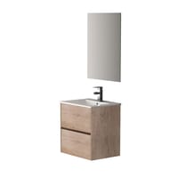 MUEBLE DE BAÑO BAIKAL ROBLE HERCULES 60X45CM - 1