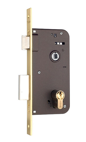 CERRADURA EMBUTIR PARA PUERTA DE MADERA 40  MM. 700 LATONADO YALE