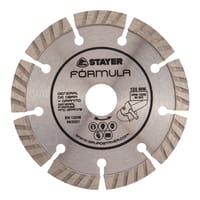DISCO DE DIAMANTE AMOLADORA CORTE GENERAL DE OBRA SEGMENTADO 125MM STAYER - 1