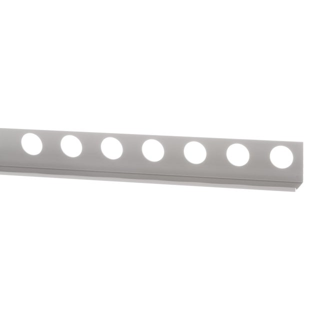 PEFIL ESQUINA ALUMINIO 12X2600 MM PLATA MATE