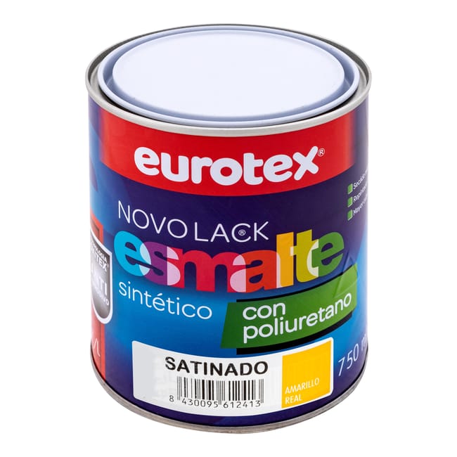 ESMALTE SINTÉTICO SATINADO NOVOLACK 750ML AMARILLO REAL - 1