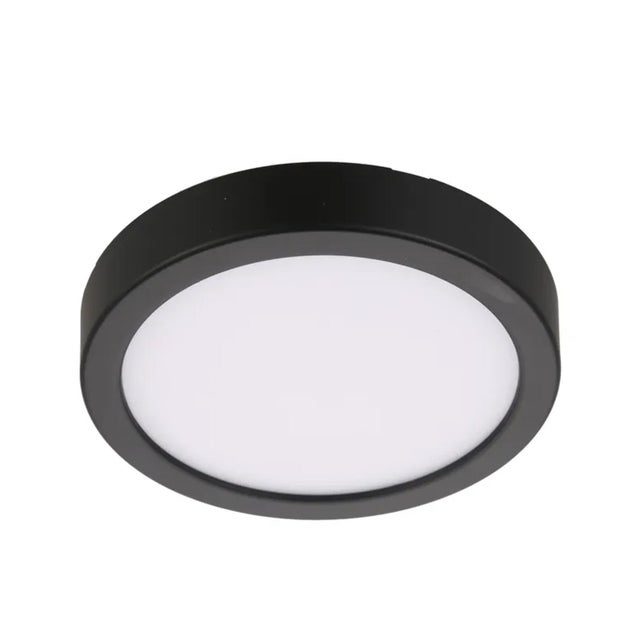 DOWNLIGHT SUPERFICIE CIRCULAR NEGRO 12W CCT