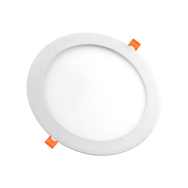 DOWNLIGHT LED EMPOTRAR CIRCULAR BLANCO 9W LUZ CALIDA