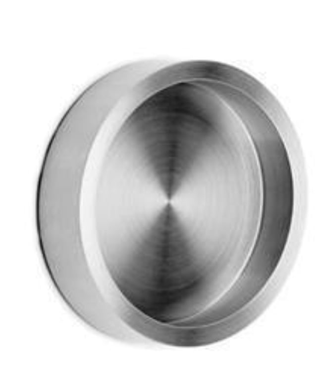 TIRADOR PARA PUERTA DE CRISTAL REDONDO ALUMINIO 50 MM