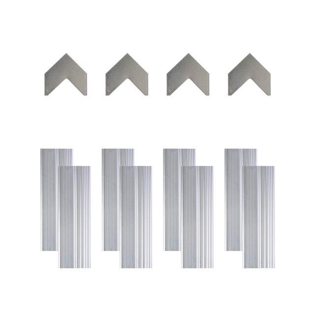 KIT TAPAJUNTAS CON ACCESORIOS PARA VENTANA ALUMINIO CORREDERA 100X100CM