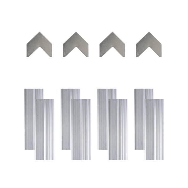 KIT TAPAJUNTAS CON ACCESORIOS PARA VENTANA ALUMINIO CORREDERA 100X100CM