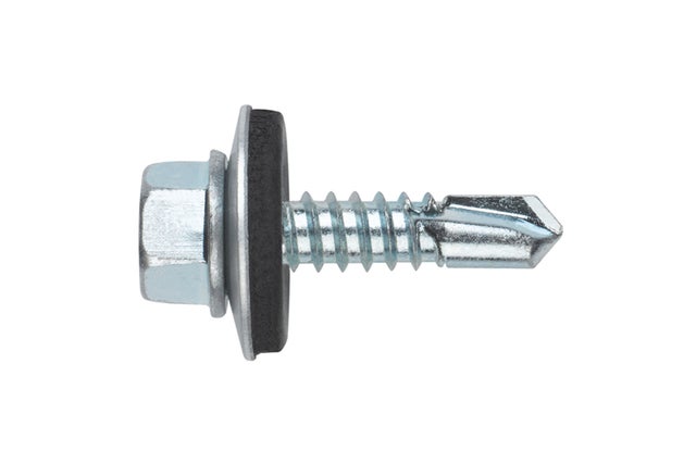 TORNILLO ROSCA METAL PUNTA BROCA DIN 7504K 4.8 X 19 MM C/ ARANDELA P16 1000 UDS INDEX