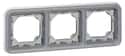 MARCO TRIPLE EMPOTRAR SERIE PLEXO COMPONIBLE IP55 - 1