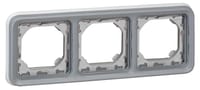 MARCO TRIPLE EMPOTRAR SERIE PLEXO COMPONIBLE IP55 - 1