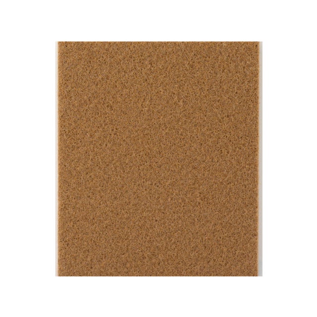 FIELTRO ADHESIVO 85X100MM MARRÓN. 1UD