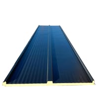 PANEL SANDWICH 3 GRECAS CON TAPAJUNTAS 3CM 3X1M  GRIS/BLANCO - 1