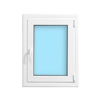 VENTANA ALUMINIO OSCILOBATIENTE BLANCA 60x80CM - 1
