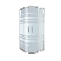 MAMPARA DE DUCHA 1/4 CÍRCULO 80 X 80 CM SHIRA - 1