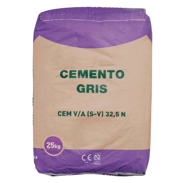 CEMENTO GRIS 32,5N 25 KG
