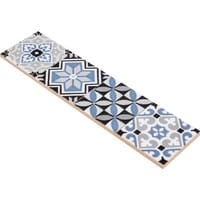 CENEFA CERÁMICA 7X30CM 7560 AZUL. PACK 3 UNIDADES - 1