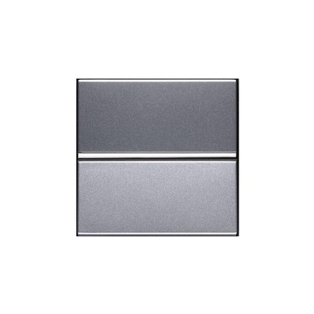 PULSADOR ANCHO SERIE ZENIT PLATA