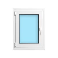 VENTANA ALUMINIO OSCILOBATIENTE BLANCA 60X80CM - 1