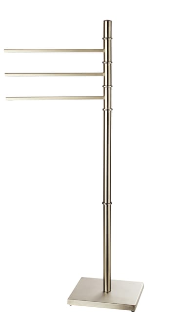 TOALLERO DE BAÑO PIE 3 BARRAS ACERO INOX - 1