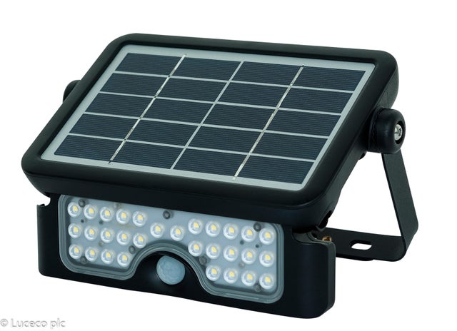 PROYECTOR SOLAR LED 5W CON SENSOR IP65