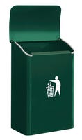 PAPELERA GARAJE 275 X 425 X 155  MM. VERDE ARREGUI - 1