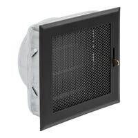 REJILLA REGISTRABLE PARA TUBO DE 120MM 15X15CM GRIS - 1