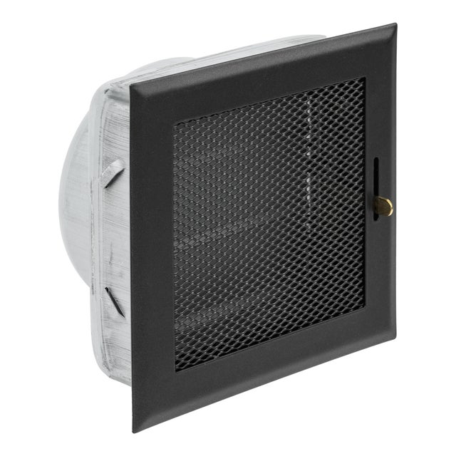 REJILLA REGISTRABLE PARA TUBO DE 120MM 15X15CM GRIS