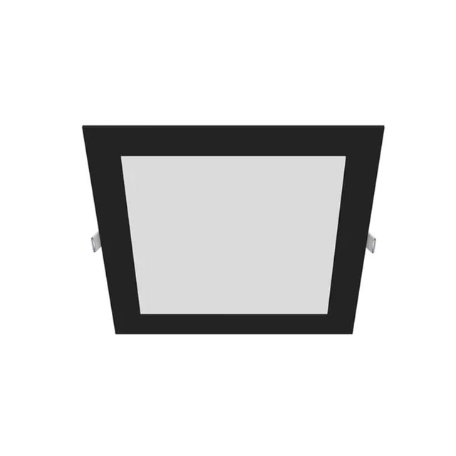 DOWNLIGHT LED EMPOTRAR CUADRADO NEGRO 24W CCT