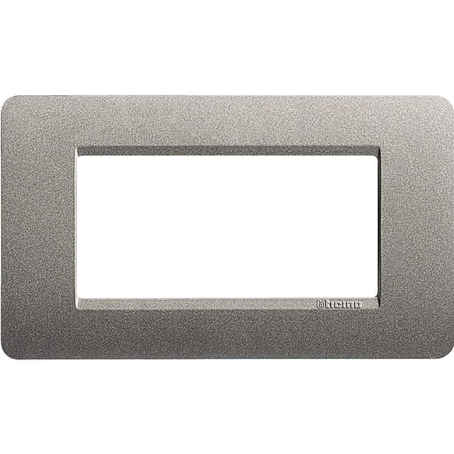 MARCO 4 MODULOS CAJA RECTANGULAR MATIX TITANIO - 1