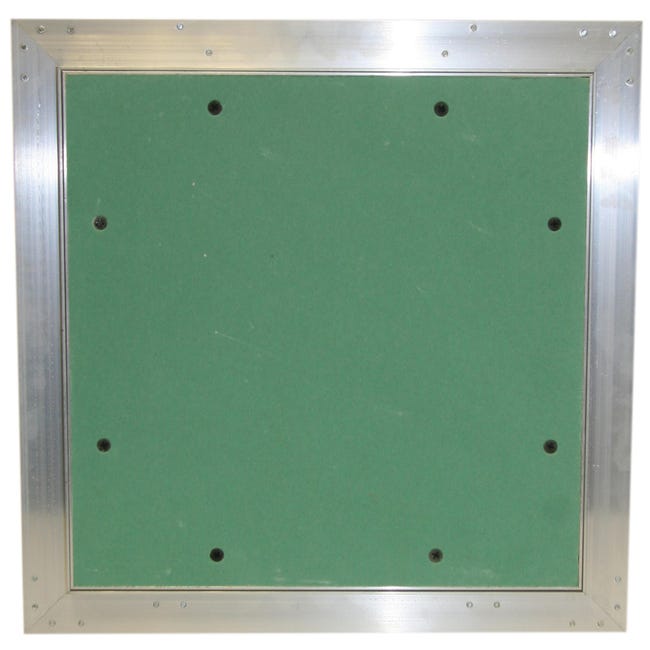 TRAMPILLA DE INSPECCIÓN MARCO ALUMNIO Y PLACA DE YESO HIDRÓFUGA 50x50 CM - 1