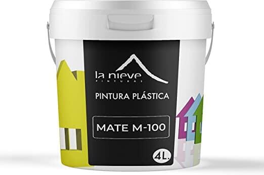 PINTURA PLASTICA BLANCA MATE 14L M100 - 1