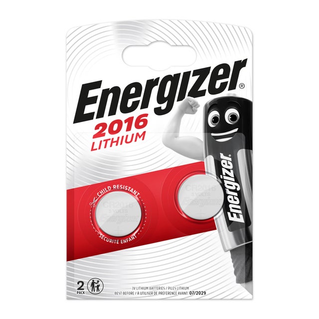 2 PILAS BOTÓN LITIO ENERGIZER 2016 